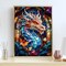 Dragon 5D Diamond Painting Kit for Adults – Full Drill Round Gems DIY Art, Beginner-Friendly, 12x16 Inch Wall Décor & Gift